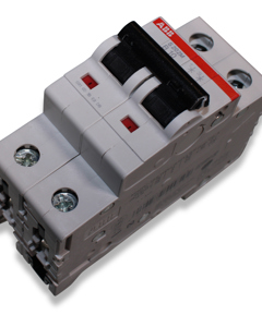 Circuit breaker S202M 2-pole B10A 10KA